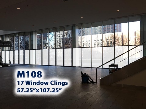 Picture of M108-Single-Sided Opaque Window Cling