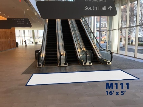 Picture of M111-Escalator floor cling